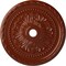 Ekena Millwork Palmetto Ceiling Medallion (Fits Canopies up to 7 5/8"), 31 1/2"OD x 3 5/8"ID x 1 3/4"P, Firebrick CM31PMFIF - alternate 1